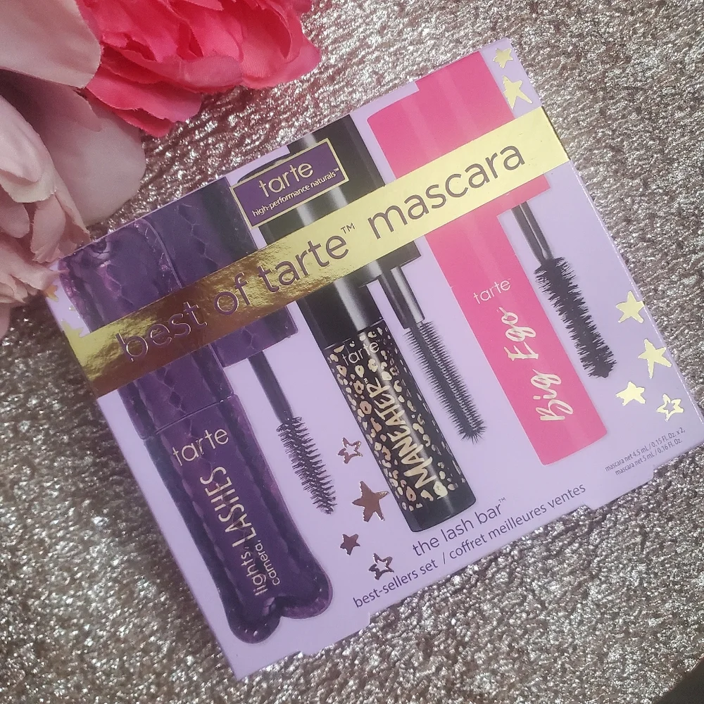 Tarte Travel Mascara Trio (Big Ego, Maneater, Lights Camera Lashes)